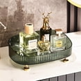 thumbnail image 1 of Organizador de maquillaje y perfume DEAMACE Vanity Tray, color verde, 1 of 7