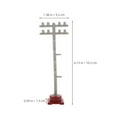 thumbnail image 2 of WRITWAA Assorted Color Model Train Accessories, Realistic Station, Traffic Signals, Durable Materials, 2Sets, 2 of 8