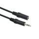 thumbnail image 2 of Cable de audio estéreo de 3,5 mm chapado en metal, macho a hembra, cable auxiliar de extensión 2m, 2 of 5