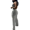 thumbnail image 3 of Coduop Women’s Summer Sleeveless Tank Jumpsuits U Neck Fit Wide Leg Pants Rompers, 3 of 6