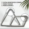 thumbnail image 5 of GSE Games & Sports Expert Deluxe Solid Wood 8-Ball Triangle & 9-Ball Diamond Billiard Pool Ball Racks for 2-1/4" Pool Balls - Brushed Gray, 5 of 8