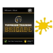 Tippmann Brigade .50 Caliber Paintball Rounds 500 Count, Yellow Fill