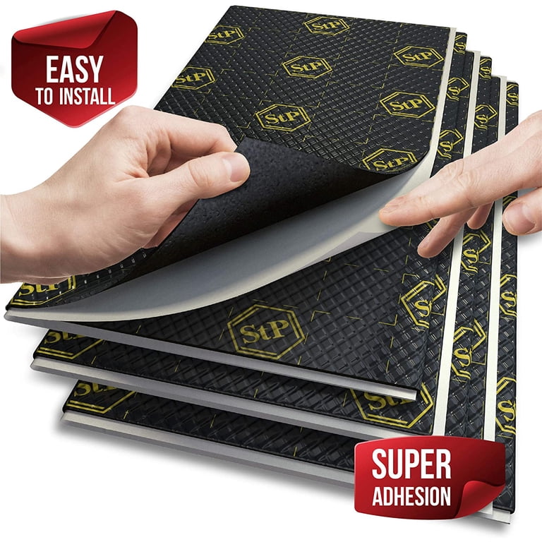 Rockville RockMat Pro 15 Sq Ft 3-in-1 Foam/Rubber/Aluminum Car Sound