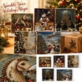 thumbnail image 2 of Sparkling Pearl Diamond Art Kit, 12X8 in Christmas Canvas, Screen-Free Resin Craft, Unique Holiday Gift and Wall Decor for Women, 2 of 7