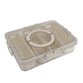 thumbnail image 1 of Food Storage Container Kitchen Freezer Storage Bin Highly Sealed Fridge Storage Container Drain Storage Basket Box for Kitchen, 1 of 7