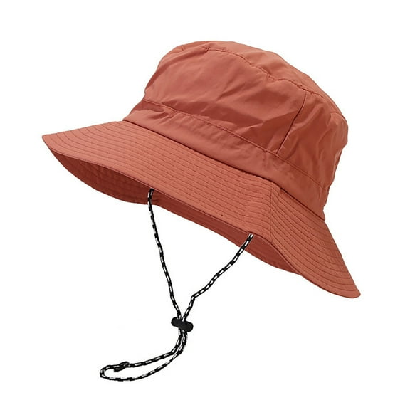FAIWAD Sun Hats for Women Wide Brim Foldable Packable Summer Hat Adjustable Drawstring Beach Fisherman Cap