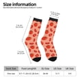 thumbnail image 5 of Yiaed Tomato Print Great elasticity Crew Socks Sports socks for Men and Women, 5 of 5
