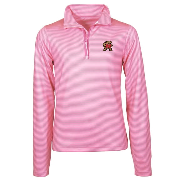 Girls Toddler Garb Pink Maryland Terrapins Mila Quarter-Zip Pullover