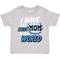thumbnail image 3 of Inktastic I Have the Best Mom in the World with Speech Bubble Boys Toddler T-Shirt, 3 of 5