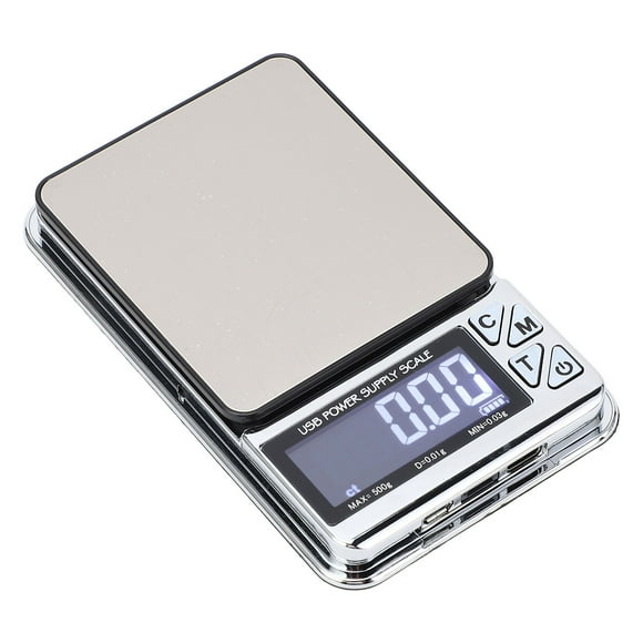Balanza Electrónica, Apagado Automático, Pantalla LCD De 6 Dígitos, Función De Datos De Escala De Miligramos Portátil Para El Hogar, Tienda, Cocina