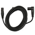 thumbnail image 2 of XLR Balanced Cable, Black Zinc Alloy Shell XLR Male To Female Mic Cable Lossless  Transmission  For KTV For Stage, 2 of 8