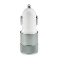 thumbnail image 1 of pitrice 2.1A 1A Alloy 2 USB Ports Universal Intelligent Charging Dual USB Car Charger for iPhone for Android Mobile Phone, 1 of 8