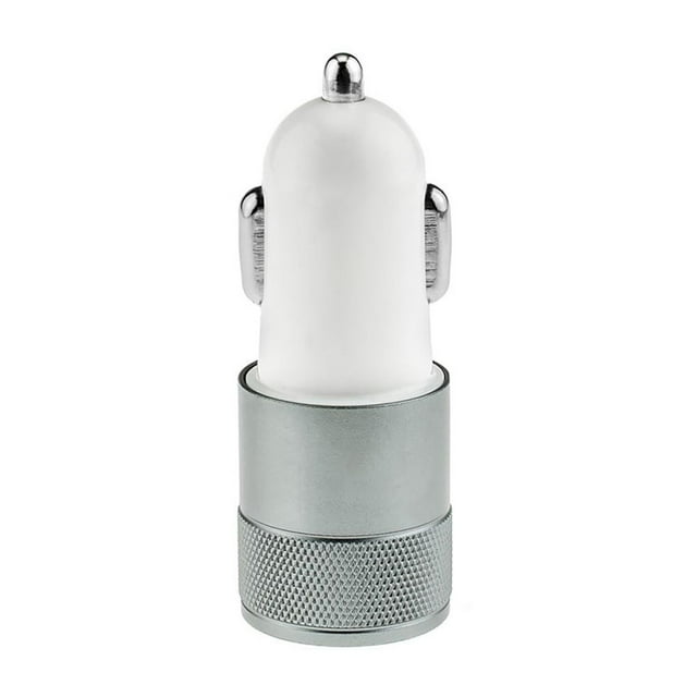 ziyahi 2.1A 1A Alloy 2 USB Ports Universal Intelligent Charging Dual USB Car Charger for iPhone for Android Mobile Phone
