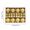 thumbnail image 2 of Christmas Tree Ornaments Set Shatterproof Holiday Ornaments Balls For Xmas Decorations(1.18"-2.36"), 2 of 2