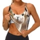 thumbnail image 3 of Balery Cute Alpaca in Daze Sujetadores deportivos con espalda cruzada para mujer, acolchados, sin costuras, de alto impacto, ideales para yoga, gimnasio, entrenamiento y fitness.-X-Large, 3 of 8