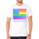 thumbnail image 1 of Camiseta de manga corta Love Wins Igualdad Blanco Grande, 1 of 1