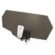 thumbnail image 3 of Deflector de parabrisas de motocicleta universal NQ para faros de 5'' a 7'', 3 of 5