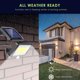 thumbnail image 5 of Luces Solares Lámpara De Pared Dividida Solar Para Exteriores Iluminación De Seguridad Con Sensor De Movimiento A Prueba De Agua Para Jardines Patios Garajes Terrazas seitruly HA036048-00, 5 of 6