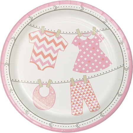 Bundle Of Joy Girl Pink 7 Dessert Cake Plates 8 Ct Baby Shower Bundle Of Joy Girl Pink 7 Dessert Cake Plates 8 Ct Baby Shower