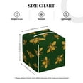 thumbnail image 4 of Kdxio Hohey Bee Print Tissue Box Cover,Square Decorative PU Leather Facial Paper Case Organizer Holder Dispenser for Bathroom,Night Stands,Desk,Car 5.2''X5.2''X5.2'', 4 of 8