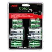 Milton® 14-Piece Aluminum A-Style Coupler & Plug Kit | Air Compressor Accessories Kit for Air Compressor Tools & Accessories