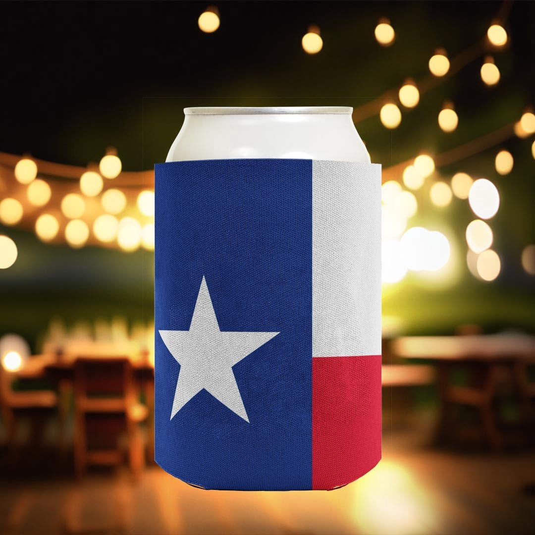 Texas Can Drink Cooler Texas Flag Lone Star State 12-Pack Can Drink Thermocoolers Party Pack