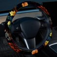 thumbnail image 2 of Owl 14.5 Inch Printing PVC Leather Steering Wheel Cover Car Wheel Covers Auto Accessories, 2 of 6
