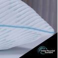 thumbnail image 6 of Reebok Adjustable Cooling Memory Foam Jumbo Pillow, Hot Sleepers, Breathable, White, 1 Pack, 6 of 8