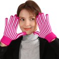 thumbnail image 2 of Dyfzdhu Women Men Casual Snowman Embroidered Plush Full Finger Gloves Winter Warm Gloves, 2 of 3