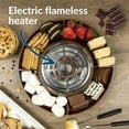 thumbnail image 2 of Nostalgia Indoor Smores Maker Smores Kit, Electric Smore Maker with 2 Marshmallows Roasting Forks, Brown, 2 of 7