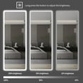 thumbnail image 5 of LED Lighted Wall Mounted Mirror, 65"*21" Full-Length Mirror with Lights, Door Hanging Vanity Mirror, Big Size Rounded Corners, Bedroom,Living Room, Dressing Room, 5 of 8