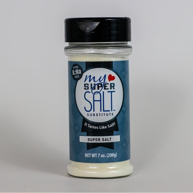 Reduced Sodium Seasoning SUPER SALT Alternative - 85% Less Sodium, Real ...