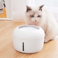 thumbnail image 3 of Fuente de agua eléctrica automática para mascotas de 2,5 l, cuenco para blanco Yuyangstore Bebedero para gatos, 3 of 6