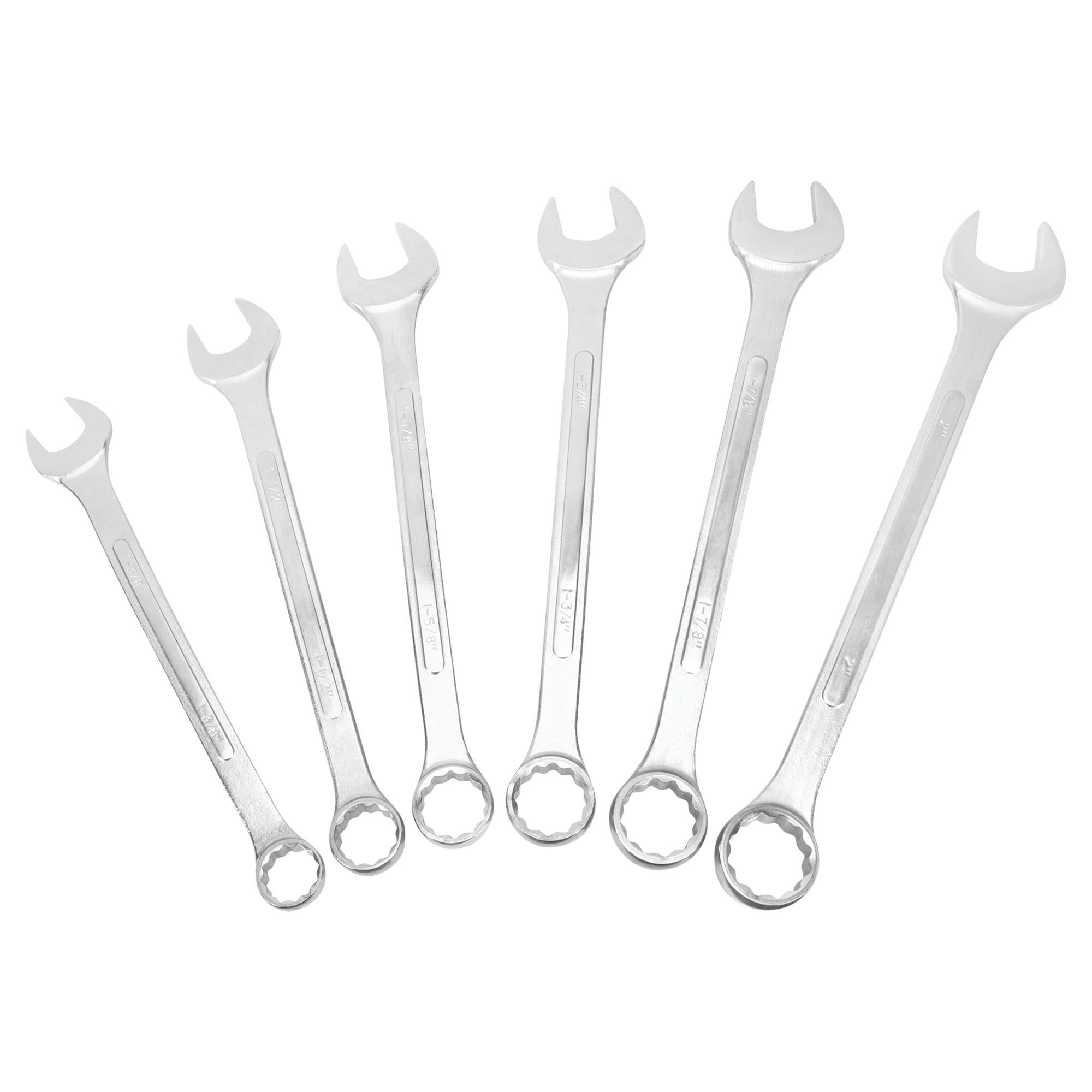 Performance Tool S/6 SAE 6-Piece Jumbo Combination Wrench Set