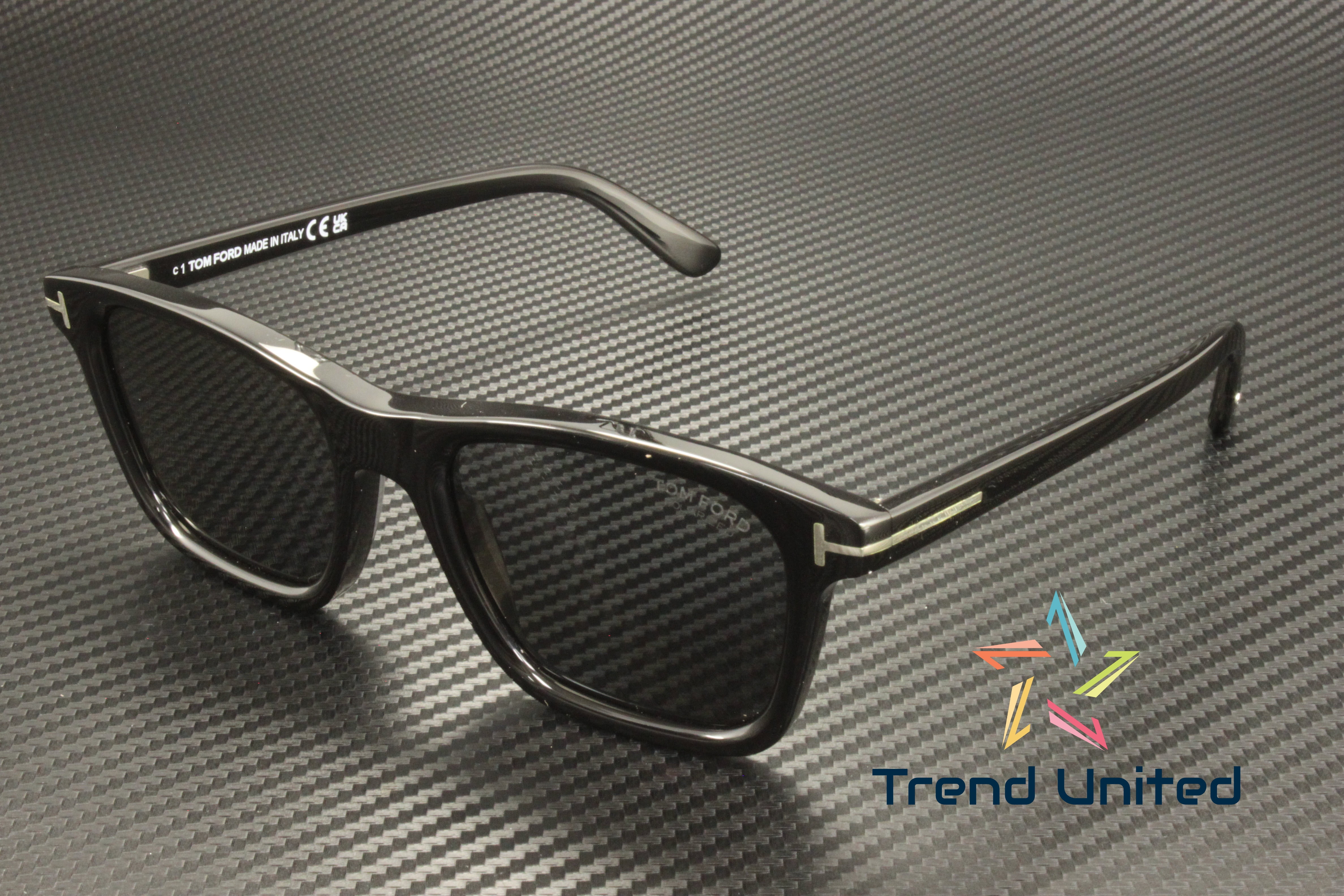 Designer Tom Ford FT 0827 Jake 14V Shiny Light Ruthenium