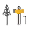 thumbnail image 6 of Yokua Reliable Rabbet Router Bit with 6 Bearings Multi-Rabbeting Router Bit Set, 6 of 18