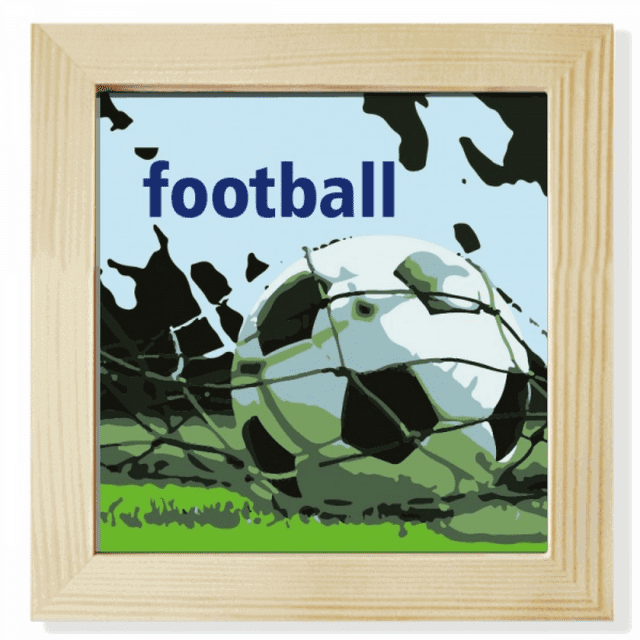 Affichage de Table de Mur de Cadre d'Image Carré du Premier Mouvement du Monde de Football