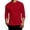 Red-A-90611aa, variant on Trgacdwlo Big and Tall Shirts for Men Loose Fit 3/4 Sleeve Crew Neck Baseball T Shirts for Men Summer Fall Big and Tall Plain Mens Shirts Casual White M