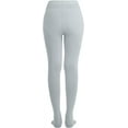 thumbnail image 3 of ORUYROP Women's Solid Colored Opaque Microfiber Footed Tights, 3 of 7