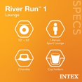thumbnail image 2 of ParentRiver Run Inflatable Floating Tube Water Raft for Lake River Pool, 2 of 6
