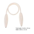 thumbnail image 2 of AURARMLET Curtain Buckle Tieback Beige 55x0.197in Iron Wire Polyester Flexible Decorative For Coffee Shop Bedroom 2Set, 2 of 8
