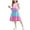 #018-Pink, variant on Pounoo New Girls Dresses 10-12 Loose Solid Short Sleeve Casual Dresses Round Neck Knee Length Dress With Pocket Skin-Friendly Dresses For Kids Girls