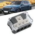 Power Distribution Block 1 Way in 4 Ways Out Car Audio Stereo Amp