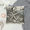 thumbnail image 2 of GOSMITH Outdoor Throw Pillow Cover Watercolor Ocean Sea Conch Coral Waterproof Cushion Covers Seaweed Starfish on White Pillow Cases Home Decoration for Patio Garden Couch Sofa, 2 of 5