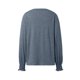 thumbnail image 5 of Blusa de manga larga con cuello redondo y pliegues para mujer - 82 % poliéster, top informal de negocios, 2025, de moda - Tallas S-XXL, 5 of 8