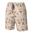thumbnail image 4 of Susaid Dancing Cowboy Skeleton Print Men's Swim Trunks Hawaiian Bathing Mesh Lining Suit Swimsuits Beach Shorts with Pockets-3X-Large, 4 of 6