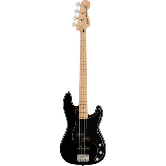 Squier Affinity Series Precision Bass PJ Electric Guitar Pack with Rumble 15 120V Amplifier, Maple Fingerboard, Black
