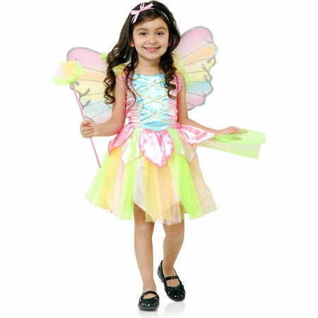 Rainbow Princess Fairy Child Halloween Costume