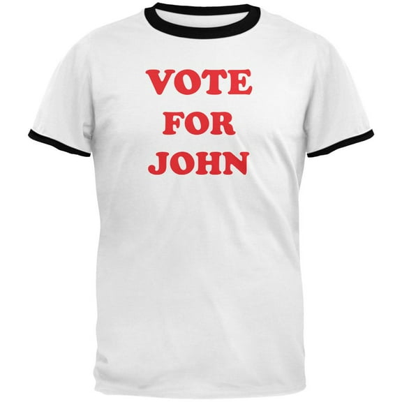 Election 2020 Vote for Pedro John Kasich Mens Ringer T Shirt White-Black X-LG