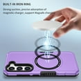 thumbnail image 6 of Magnetic Case for Samsung Galaxy S23 FE,Decase Rugged Phone Cover Support Wireless Charging Heavy Duty Dual Layer Hybrid Protective Case for Samsung Galaxy S23 FE - Purple, 6 of 10